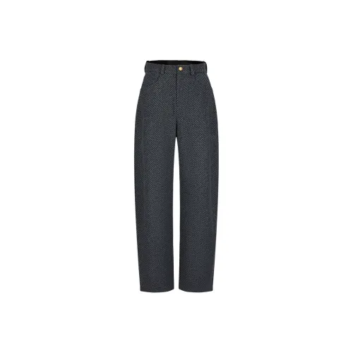 JZ. ANNAKRO Повседневные брюки Женские Черный Серый