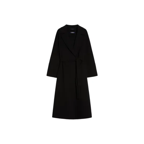 'S MAX MARA Черное Женское Пальто