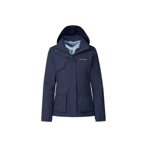 Columbia Thermal Reflective Windbreaker Women's Blue Колумбия Термальный Отражающий Ветровка Женская Синяя