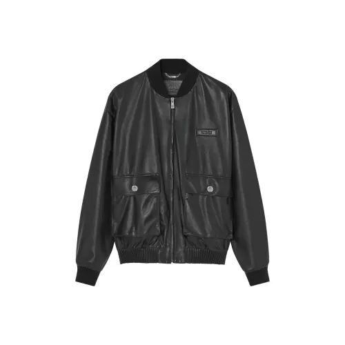 VERSACE SS24 Кожа Куртка Женская Черная