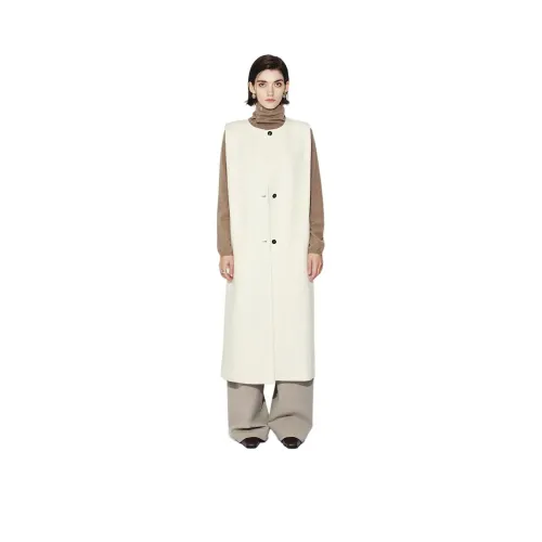 HERLAND Жилет Женский Кремовый Белый