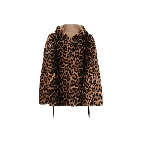 Yves Salomon Вельвет Feel Пальто Женское Умбра