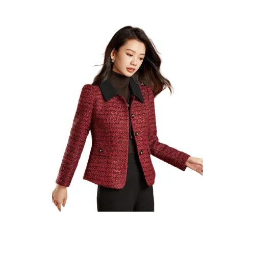 Mylan Red Женское Короткое Пальто