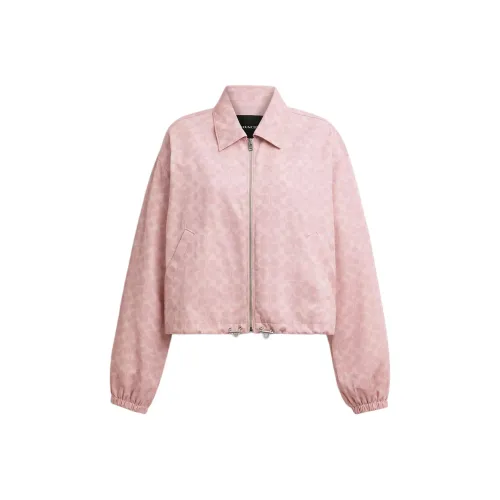 COACH SS25 Тренчкот Женский Розовый