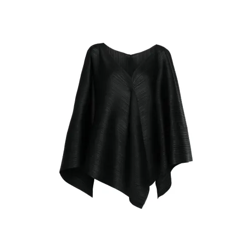 PLEATS PLEASE ISSEY MIYAKE FW24 Плащ Женский Черный