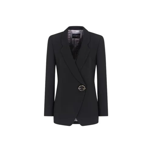 EMPORIO ARMANI Бизнес-костюм Пальто Женское Черное