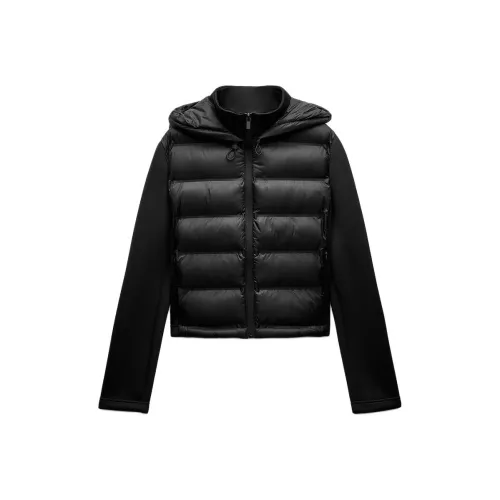 ZARA Trf Черные Женские Объёмные Куртки (Пуфы)
