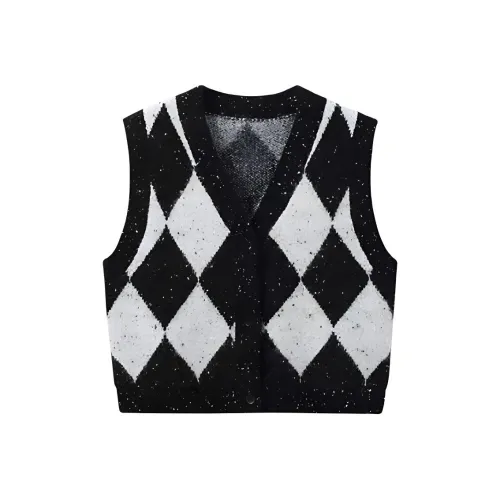 Small Grains Жилет Женские Черный