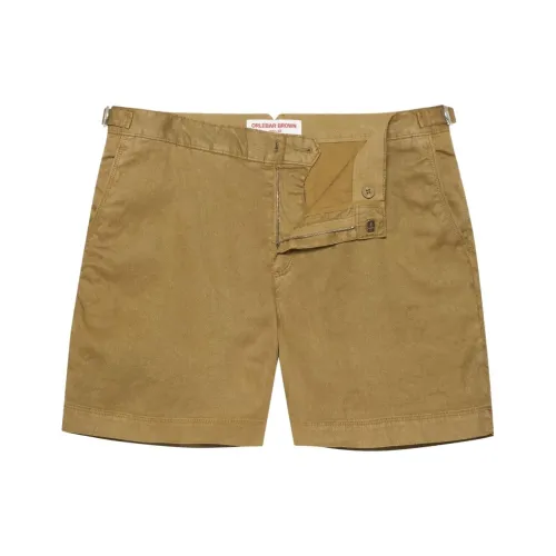 Orlebar Brown Повседневные шорты Мужские Шалфейно-зеленый