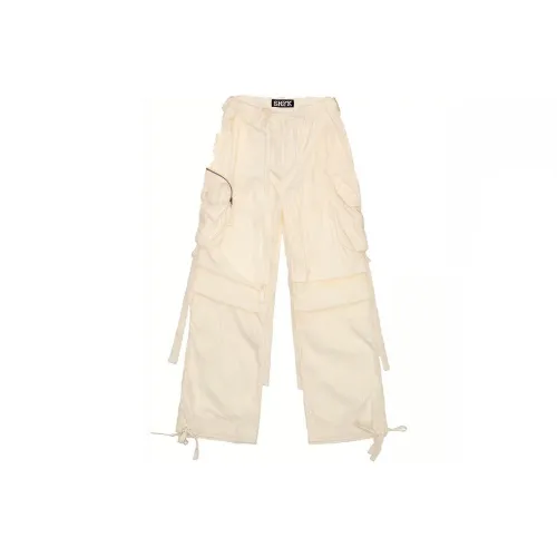 SMFK SS23 Повседневные брюки Женские Кремовый