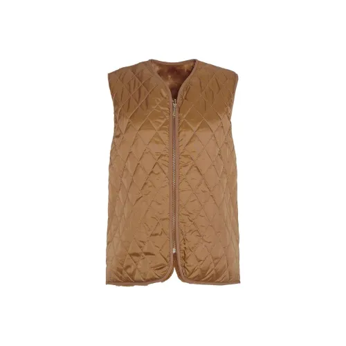 BARBOUR Хлопковый пуховик женский золотой