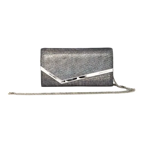 Jimmy Choo Кожа Одно плечо Через плечо Клатч Женская Серебряный