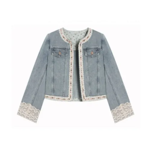 Icicofficial Denim Куртка Женская Цвет на изображении