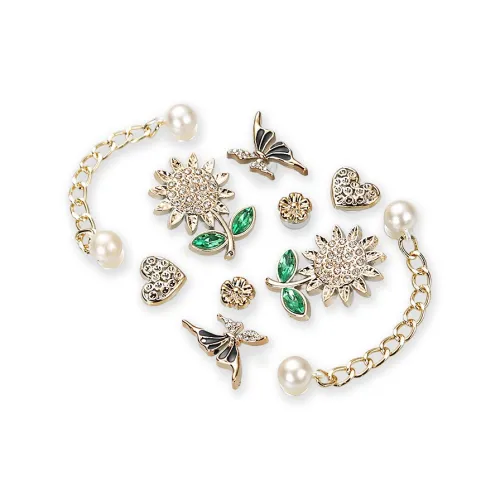 YOUWEI Металл Смола Премиум Свет Роскошь Мода Стиль Instagram Универсальный Брелок для обуви Унисекс