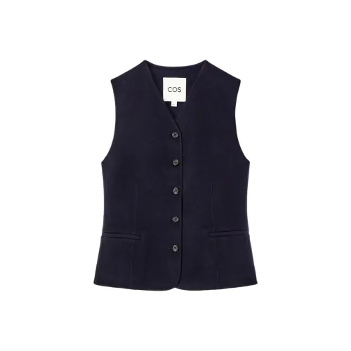 COS Темно-синий Женские Жилеты
