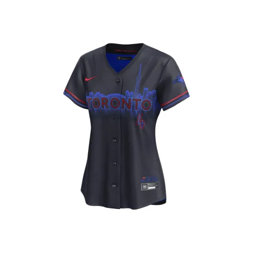 nike x MLB Dri Fit ADV Ограниченная серия Бейсбольная куртка Женская Морской синий