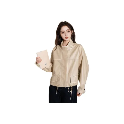 FAWENXIANGZI Кожа Куртка Женская