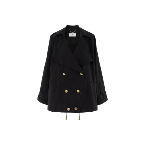 Elisabetta Franchi Пальто Женское Черное