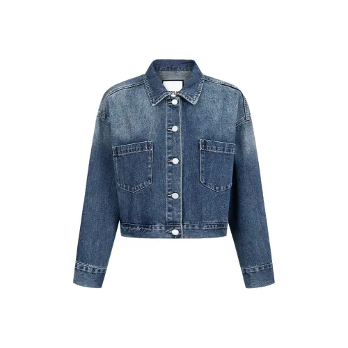 JESSYLINE Cropped Coat Женское Джинсовый Синий