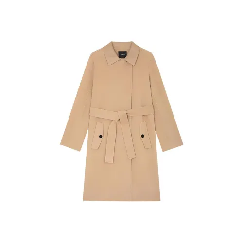 Theory Верблюжий Женское Пальто