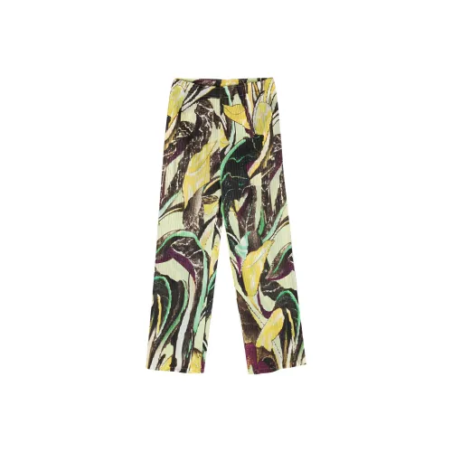 PLEATS PLEASE ISSEY MIYAKE SS24 Повседневные брюки Женские Желтые