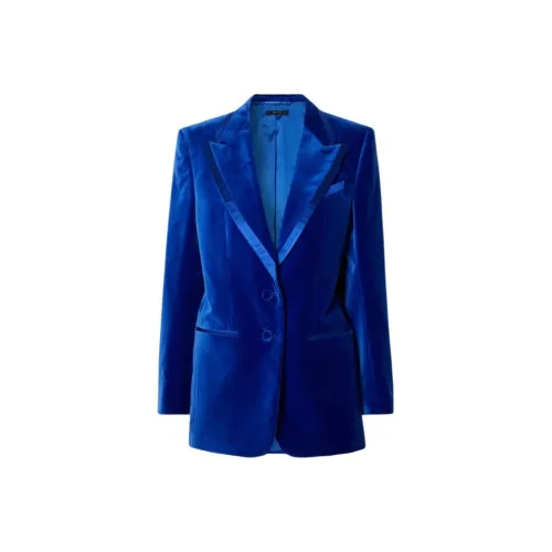 TF FW24 Бизнес-костюм Пальто Женское Темно-синий