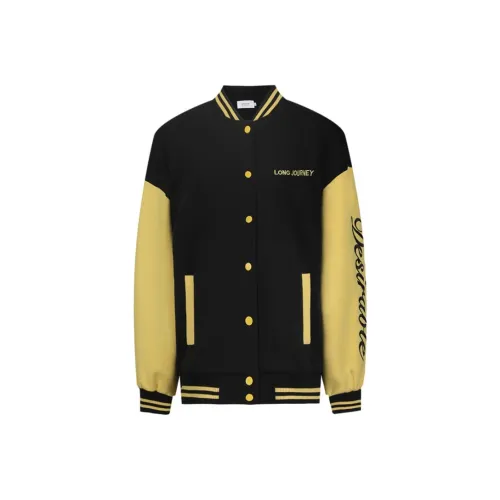 Incolore Бейсбольная куртка Женская Черная