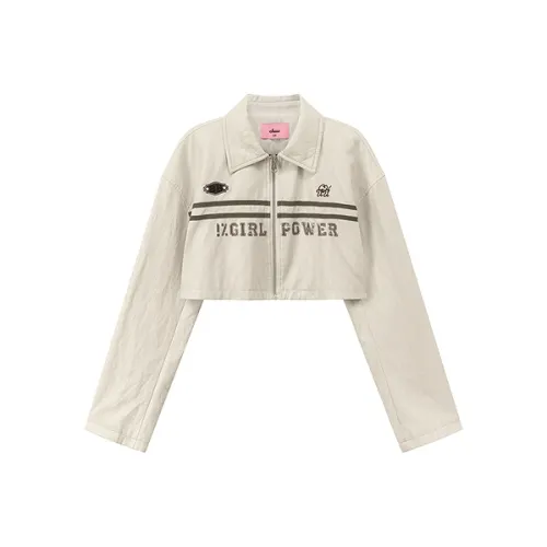 CHUU Белое Женское Короткое Пальто