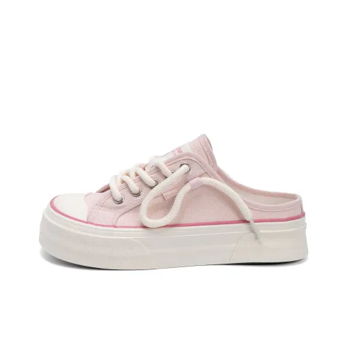 HUANQIU Резиновая подошва противоскользящие устойчивые к истиранию домашние тапочки женские розовые