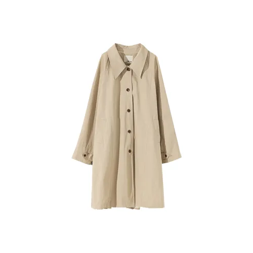 ZIMO Хаки Женский Тренч