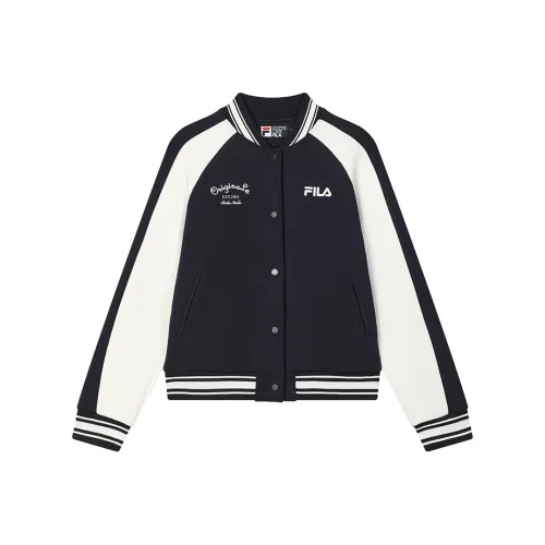 FILA ORIGINALE Бейсбольная куртка Женская Secret Зеркально-синий