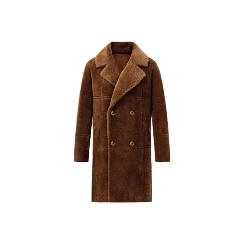 KARL LAGERFELD Вельвет Feel Пальто Женское Кофейное