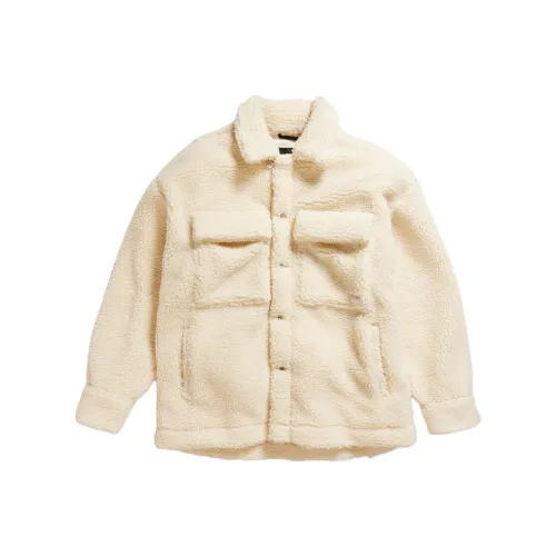 г Звезда RAW Бархат Feel Пальто Женские Натуральный белый