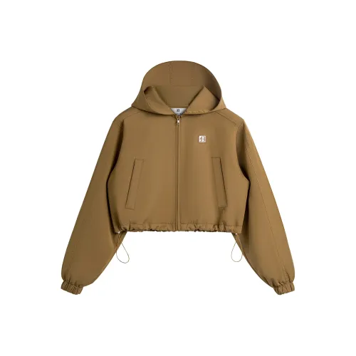 CALLED BACK Укороченная куртка женская коричневая