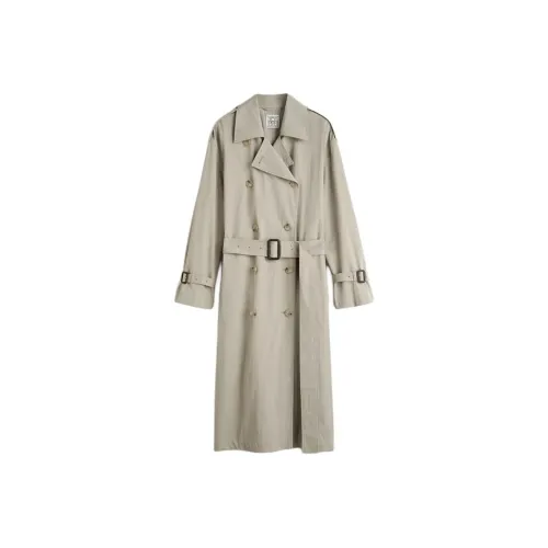 TOTEME SS25 Тренчкот Женский Терракотовый