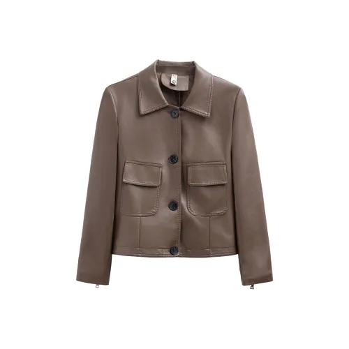 KAIMUSHI Кожа Куртка Женская