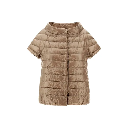 HERNO Бежевые Женские Жилеты