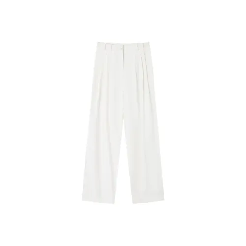 【Dme】 Повседневные брюки женские натуральный белый