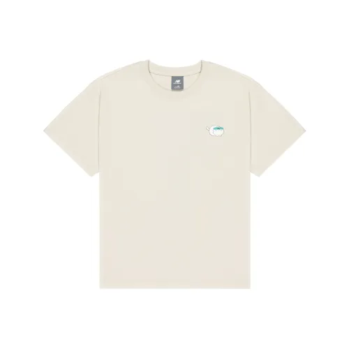 New Balance совместный бренд SS25 T-рубашка Женская Серый Бежевый