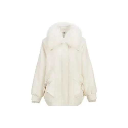AIVEI PARKA Пальто Женское Молочно-белое