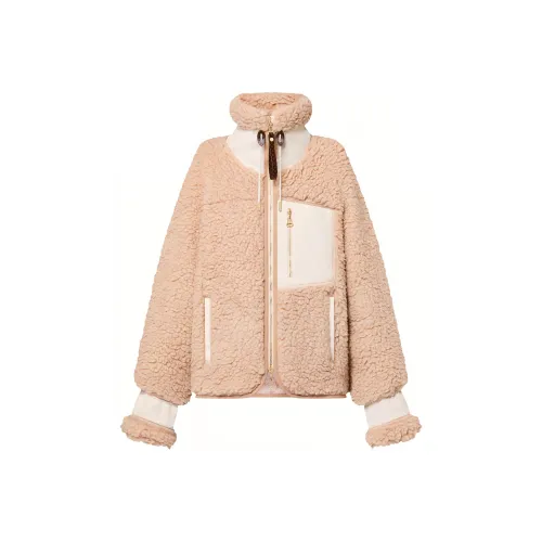 LOUIS VUITTON FW24 Вельвет Feel Пальто Женское Абрикос