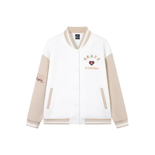 361° Бейсбольная куртка Женская Перьевая Белая