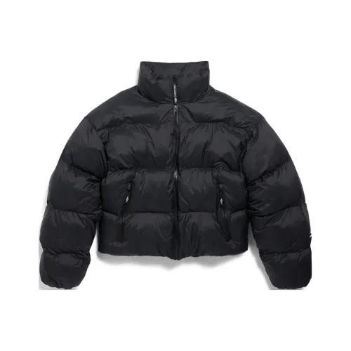 Balenciaga FW24 Хлопковый пуховик женский черный