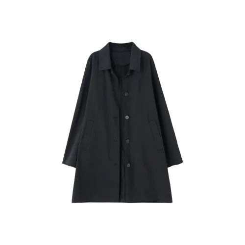 SOON FLOWER Тренчкот Женский Черный