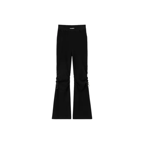 NO ONE ELSE Черные Женские Повседневные Брюки