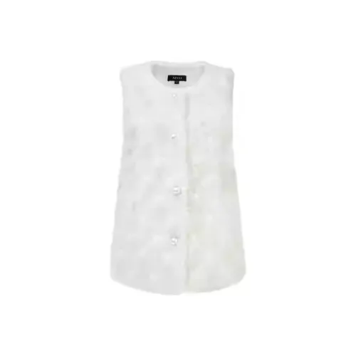 AIVEI Экрю Женские Жилеты