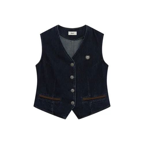 D'zzit Темно-синий Женские Жилеты