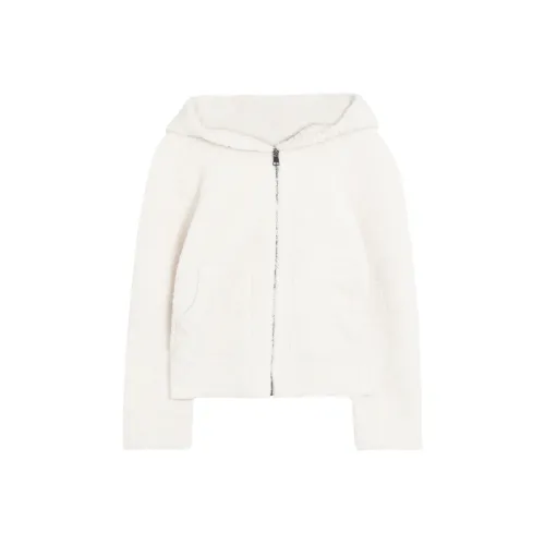 IDLE SOUL Бархат Feel Пальто Женские Экрю