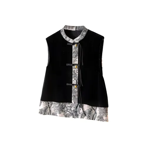Cypress House Жилет Женский Черный