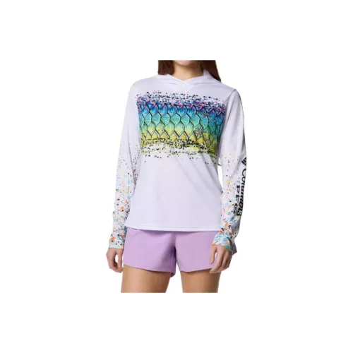 Columbia PFG Tidal Light Свитшот Женский Белый